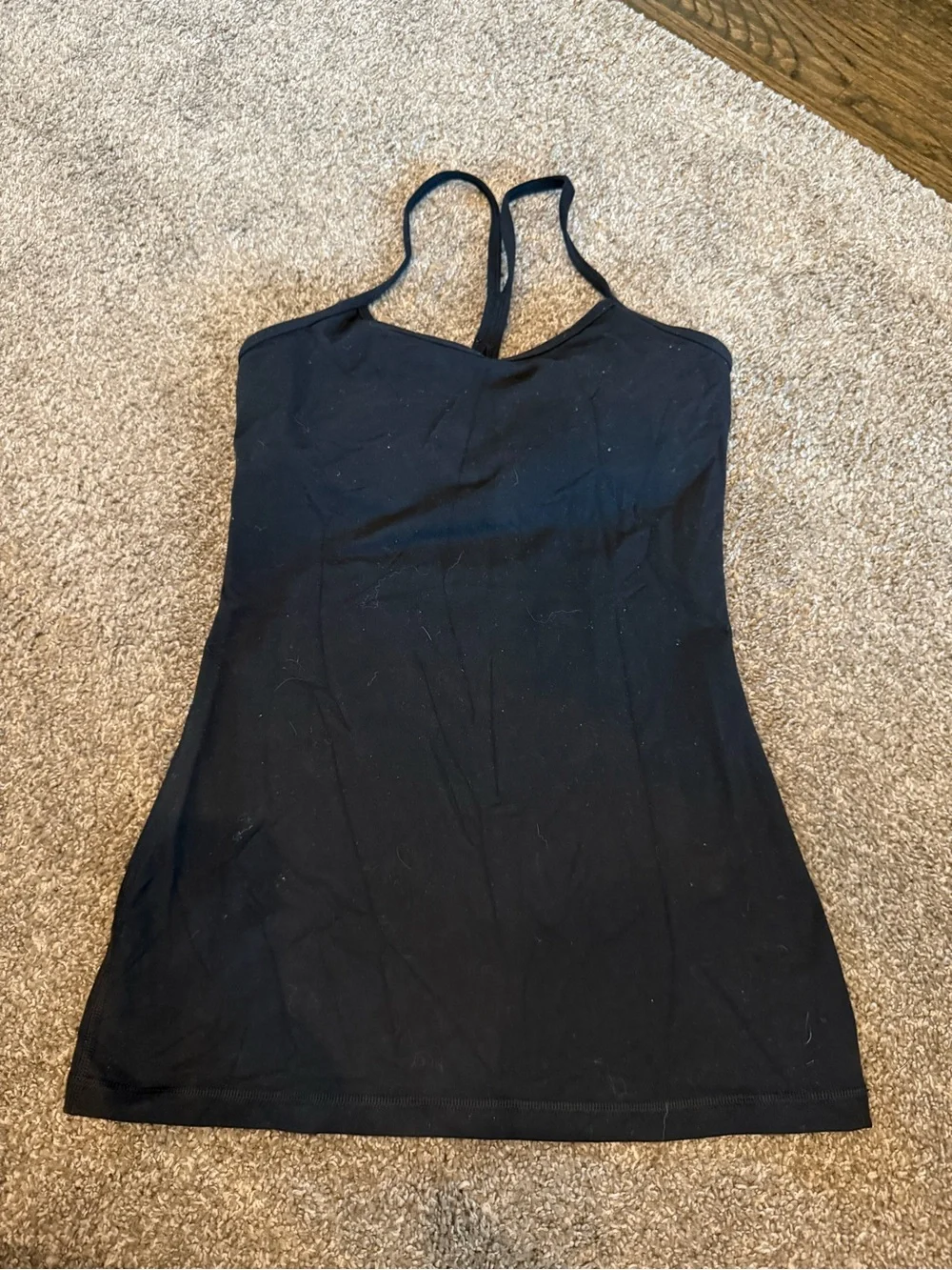 lululemon athletica Black Halter Neck Tank Top